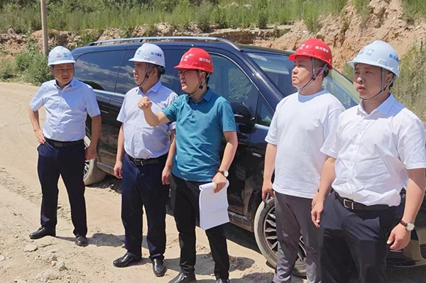 川交公司党委书记、董事长杜江林赴门头沟区国道108三期道路工程土建第1标段项目检查指导工作