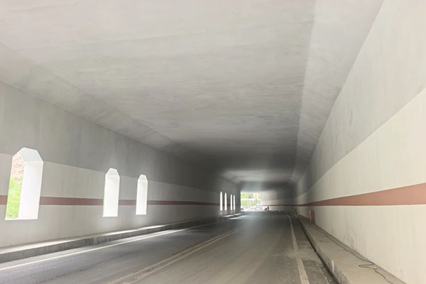 国道544川九路完善提升工程项目控制性工程顺利完工