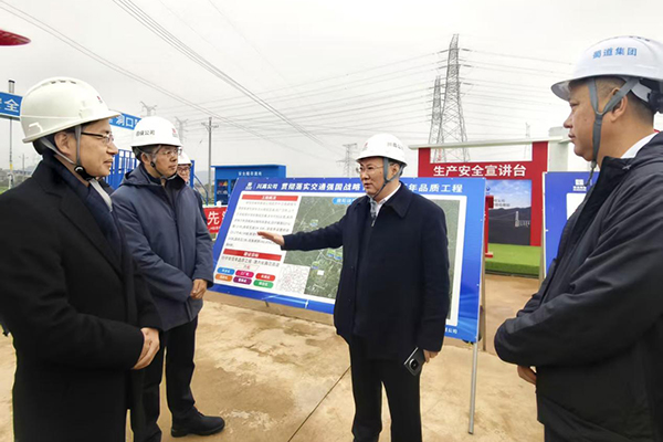 蜀道集团党委副书记、董事、副总经理丁应虎赴德绕项目调研